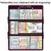 WhiteCoat Clipboard® Trifold - Wine Physical Therapy Edition
